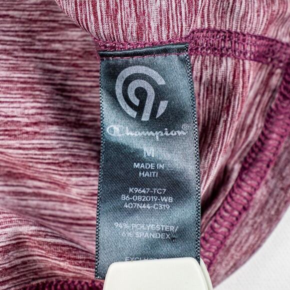 Champion Men's Long Sleeve Henley Medium Athletic Workout Dark Rose Gray Heather - Picture 7 of 10